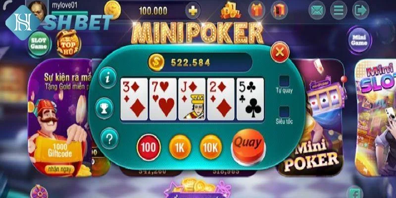 Lý do Mini Poker tại SHBET thu hút người chơi
