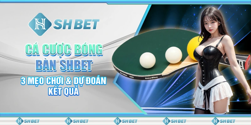 Cá Cược Bóng Bàn SHBET - 3 Mẹo Chơi & Dự Đoán Kết Quả